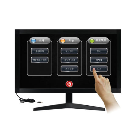 24인치 터치모니터 적외선 터치스크린 S24F330