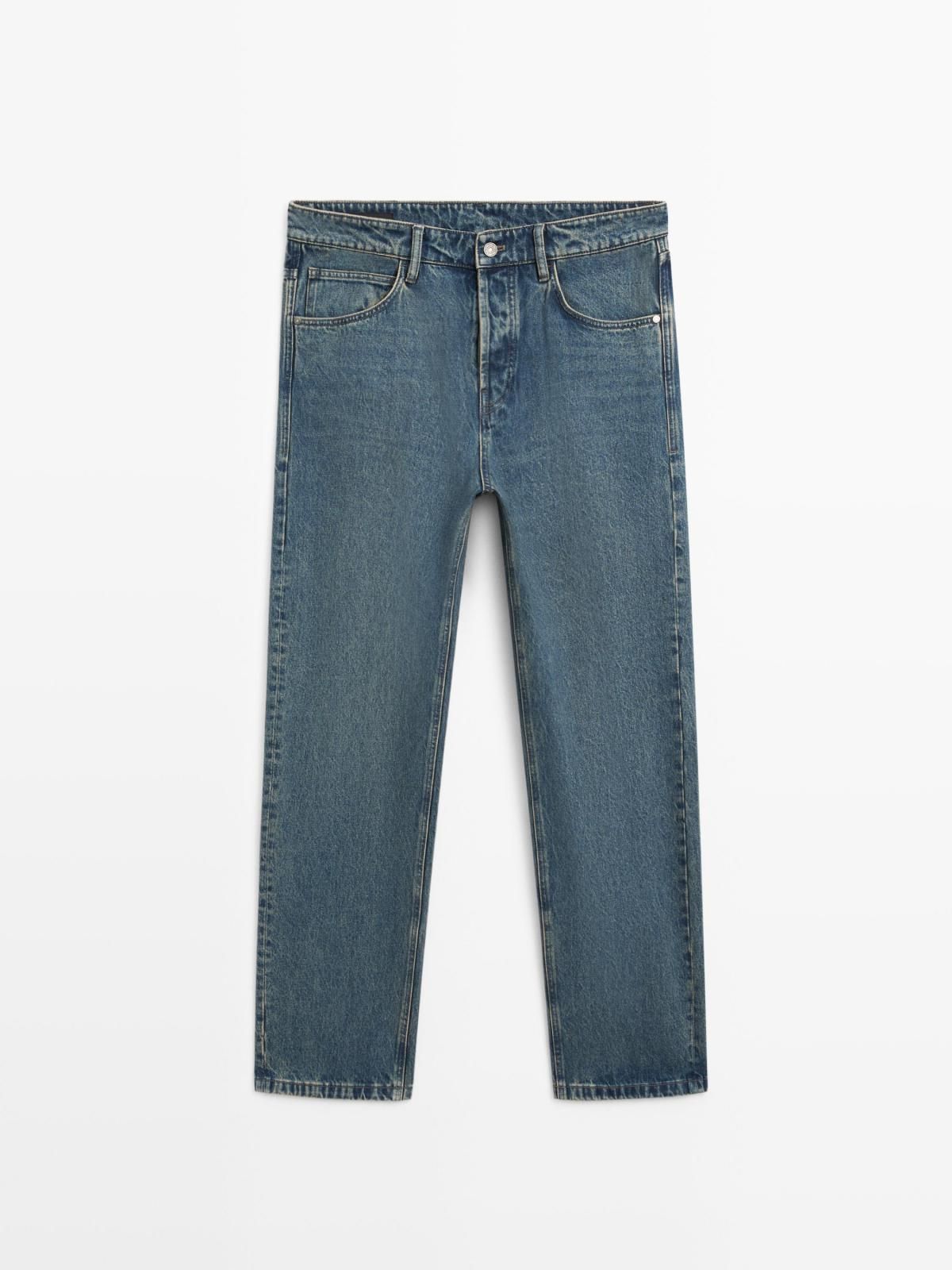 마시모두띠 트렌디 와이드핏 데님 청바지 0403/132 MEDIUM BLUE - 상세 이미지 5
