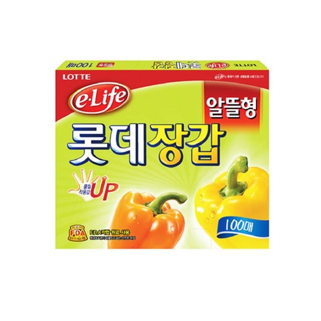 비닐장갑 알뜰형 24x27x100매 - 상품 이미지