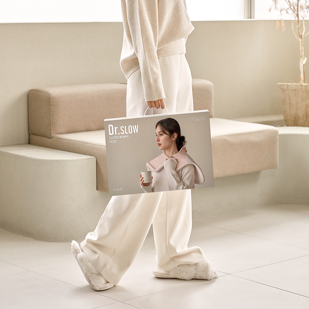 프롬비 닥터슬로우 어깨용 전기찜질기 FD225 허니베이지