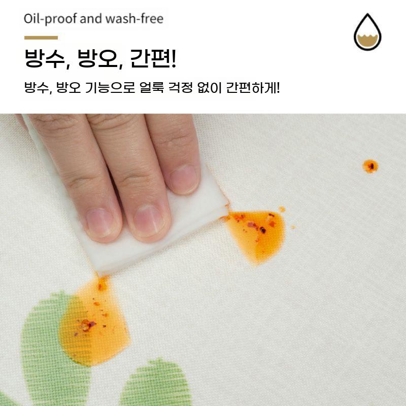 방수 식탁보 대형 커버 레이스 파티 식탁 테이블보 직사각형 매트 탁자보 - 상세 이미지 3