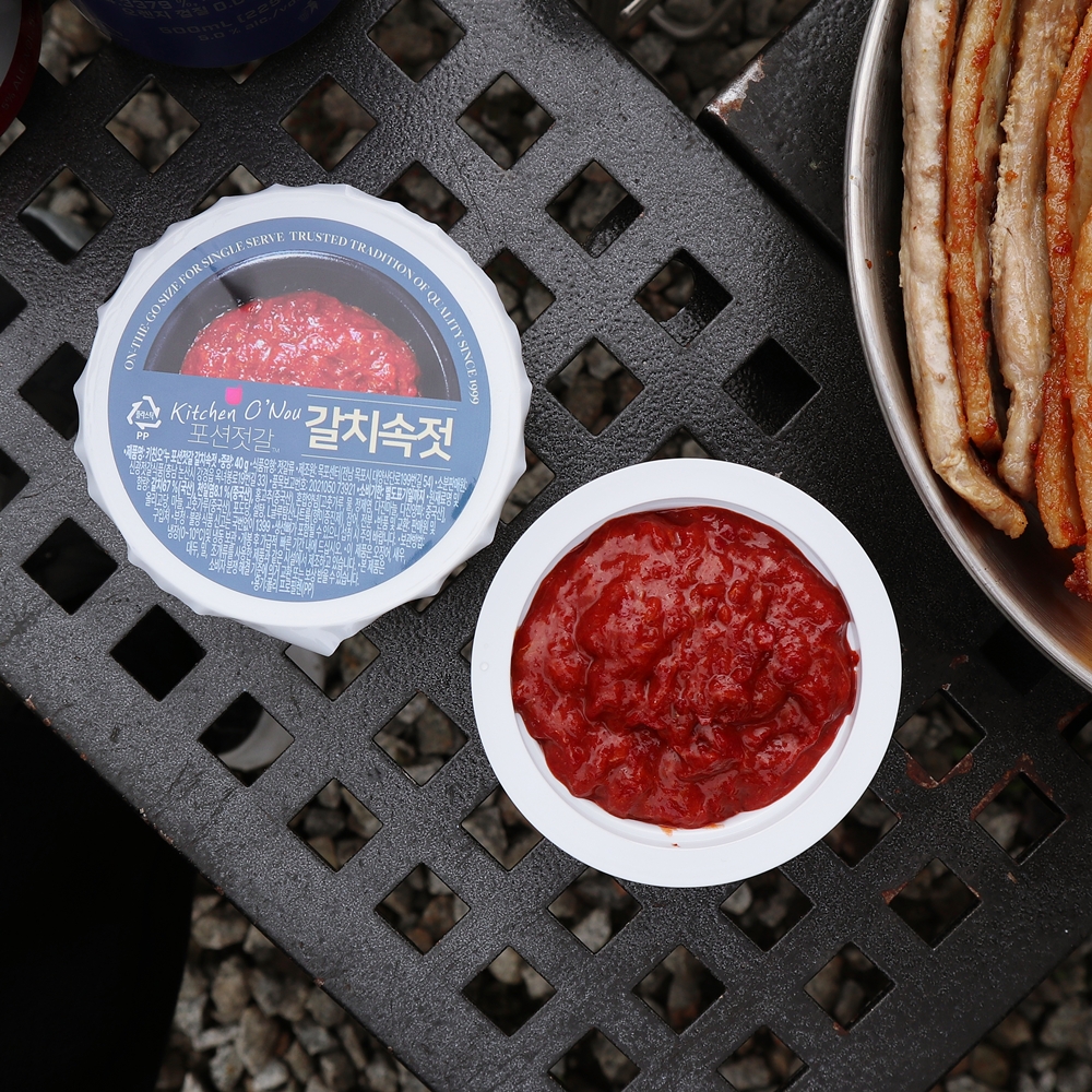 강경 새우젓 낙지젓 창란젓갈 갈치속젓 소포장 5종 선택형 캠핑음식 도시락반찬 40g 60g - 상세 이미지 3
