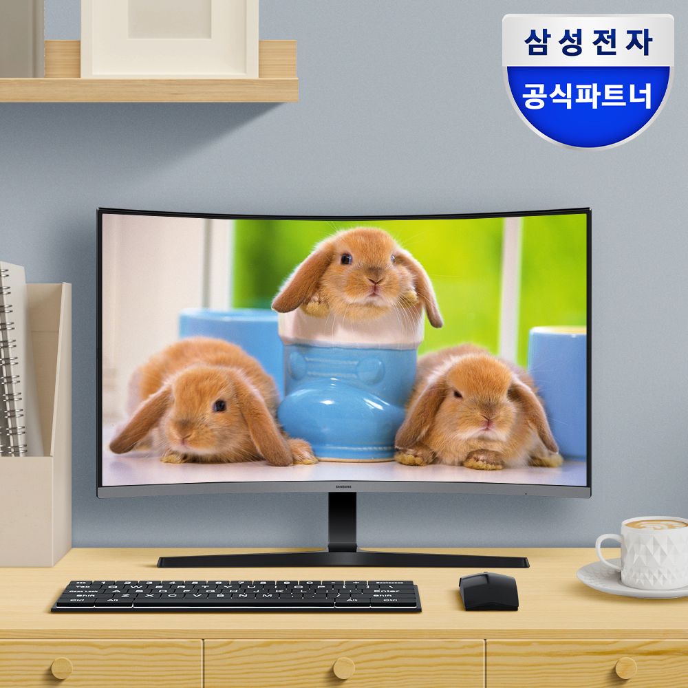 삼성전자 삼성 LS27D390 68.6cm (27인치) 커브드 모니터 VA 100Hz - 상품 이미지