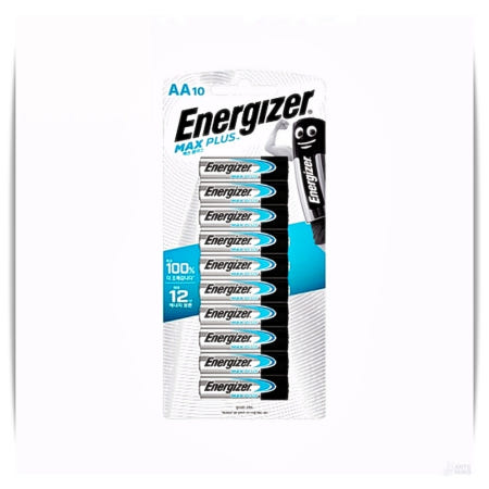 [앤츠런3협력사]고성능 알카라인 건전지 에너자이저 맥스 플러스 AA 10개입 10개 앤츠런3