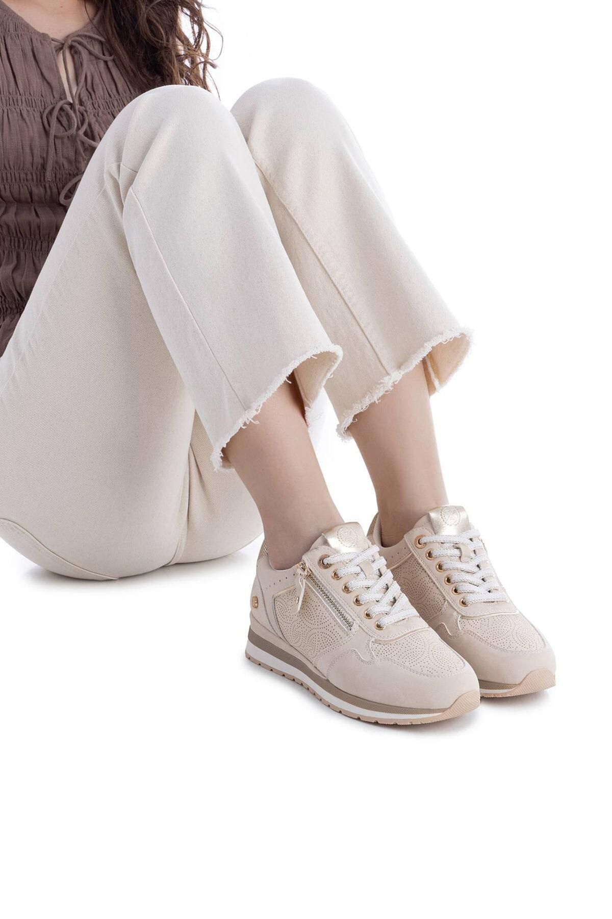 엑스티아이 베이직 사이드 지퍼 스니커즈 3893185 BEIGE - 상세 이미지 2