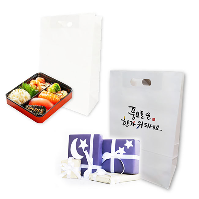 끈없는 종이쇼핑백 스티키 인쇄 한 개부터 주문 가능 - 상세 이미지 2