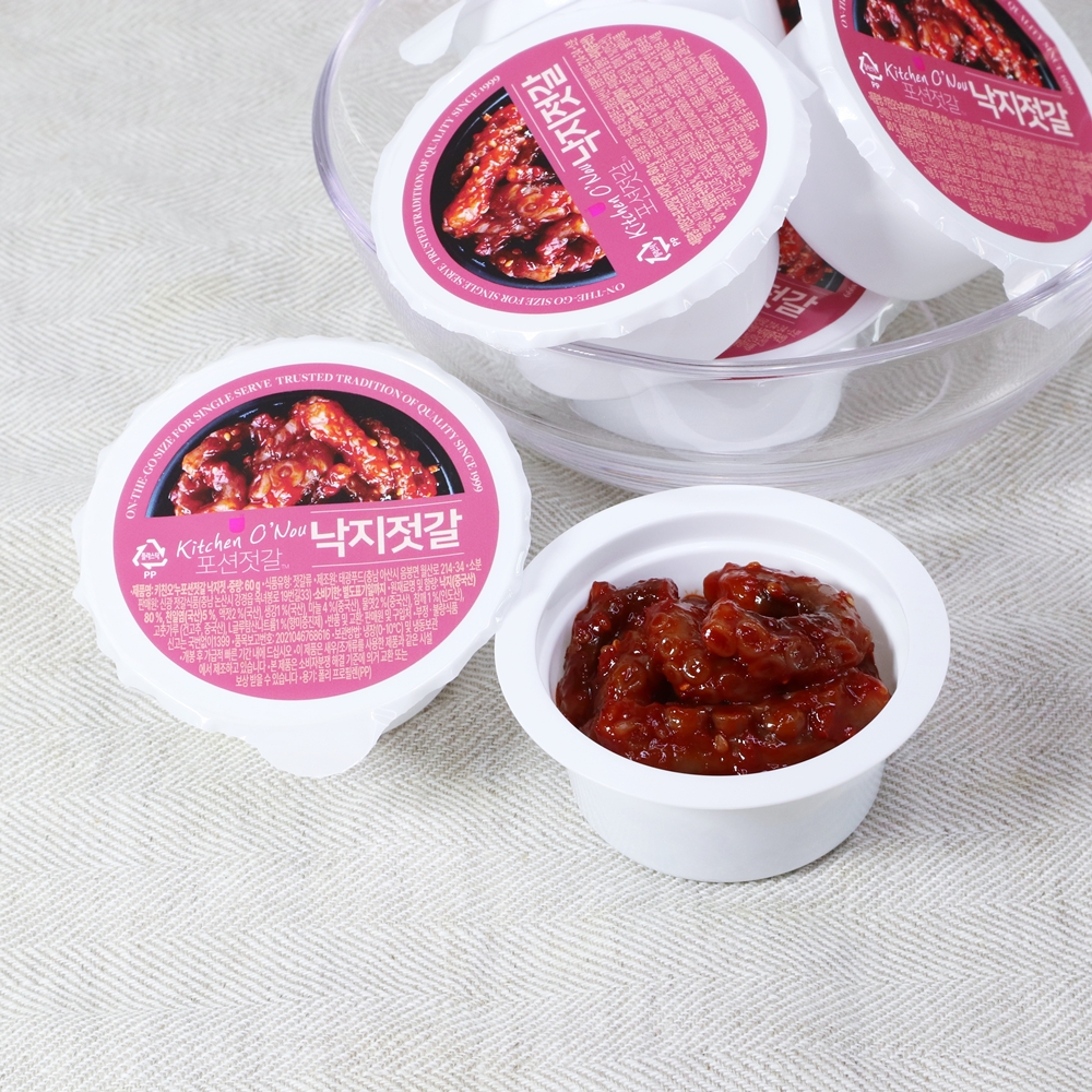 강경 새우젓 낙지젓 창란젓갈 갈치속젓 소포장 5종 선택형 캠핑음식 도시락반찬 40g 60g - 상세 이미지 4