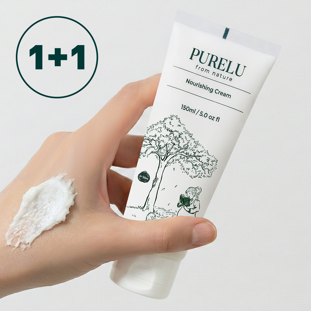 퓨어루 고보습 아기 크림 비건 무향 유아 베이비 신생아 보습 아토 침독 150ml, 2개 제품 이미지