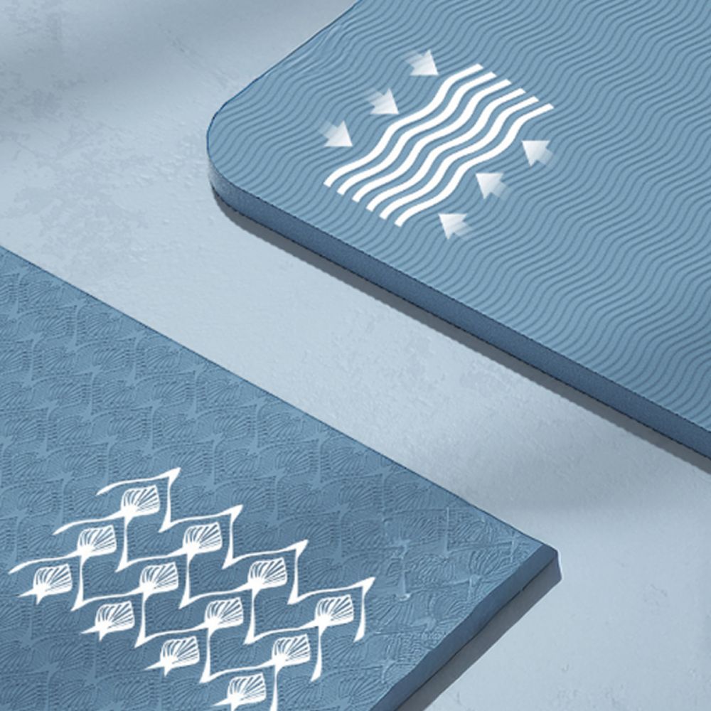 접는요가매트 홈트레이닝매트 TPE 얇은 안밀리는 6mm 쿠션 접이식 운동 매트리스 플랭크