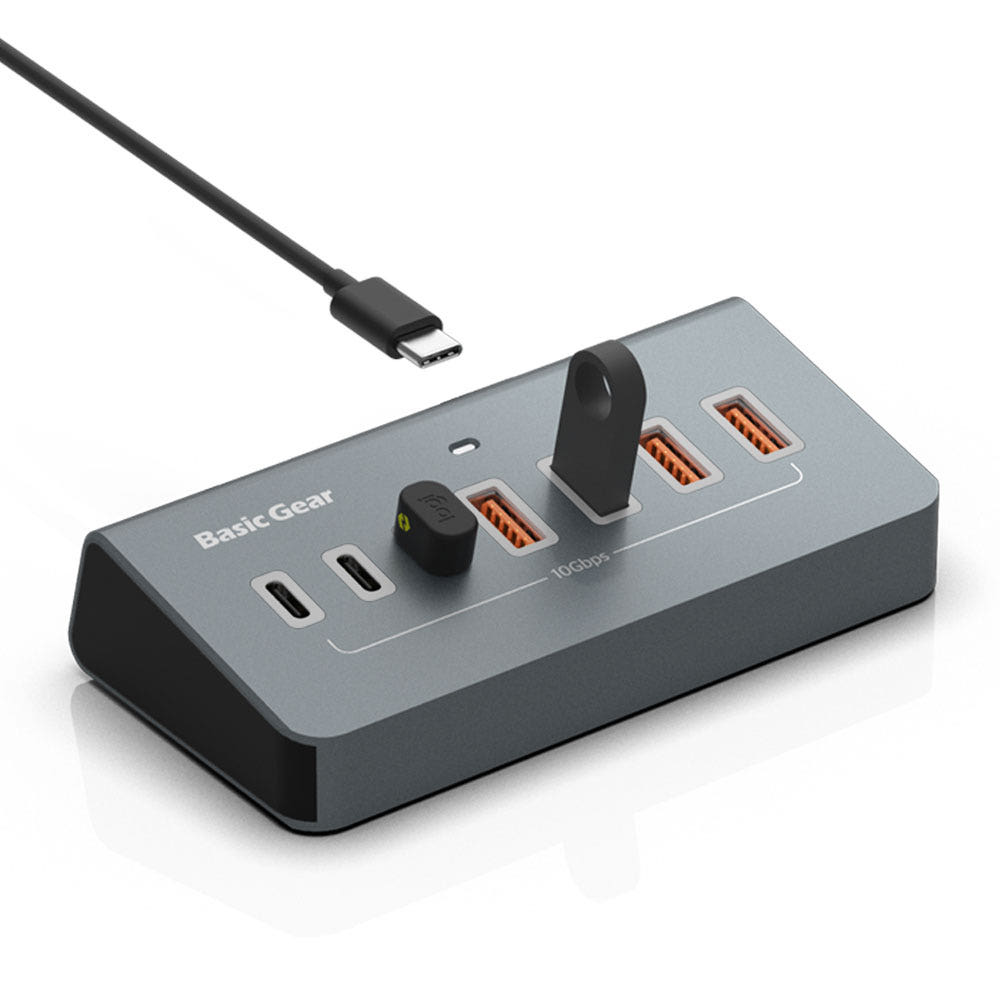 USB 3.2 C타입 7in1 버티컬 멀티 허브 가격 비교 베이직기어 USB 3.2 C타입 7in1 버티컬 멀티 허브