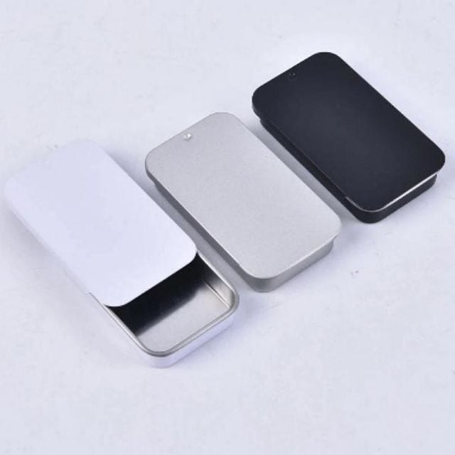 철 미니 보관함 블랙 057040DC - 상품 이미지