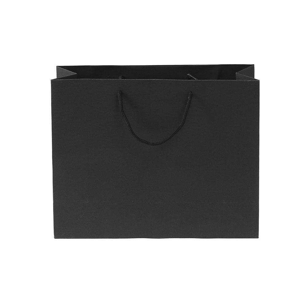 무지 가로형 쇼핑백(블랙)(28x20cm)종이쇼핑백 - 상품 이미지