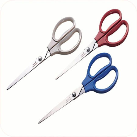 자사 협력업체 평화 가위 90mm 안전 어린이 크래프트 문구 용 과제 디자인 미술 플라스틱 색종이