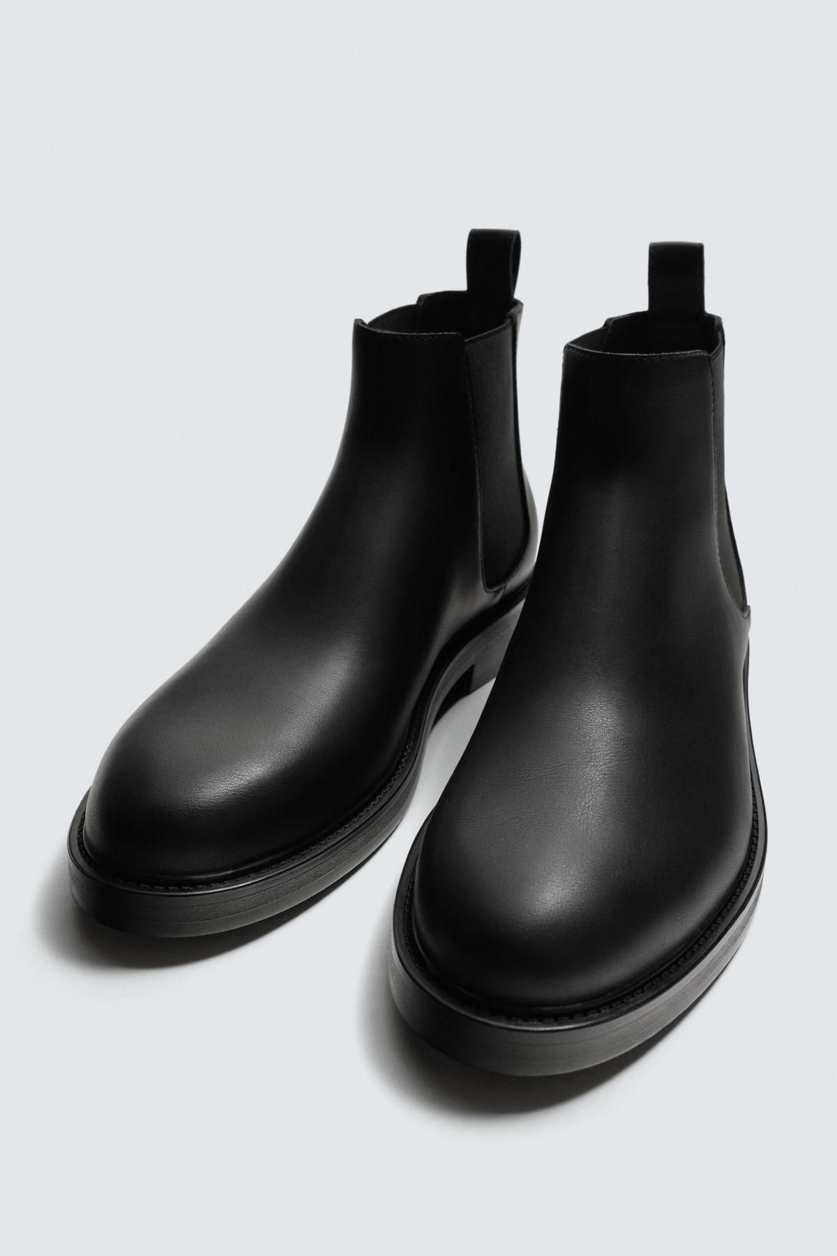 자라 클래식 첼시부츠 블랙 라운드토 2001/720 BLACK - 상세 이미지 2