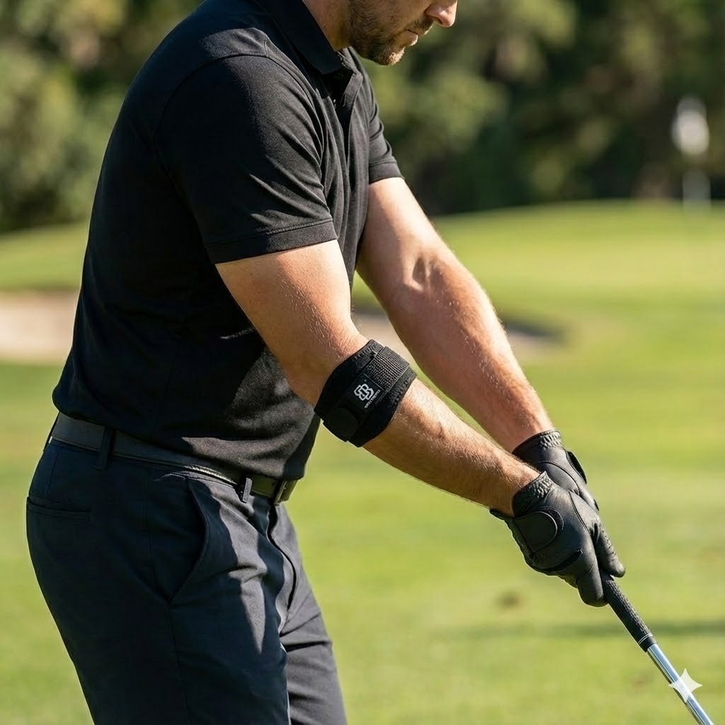 배드민턴 팔꿈치보호대 전완근 골프 테니스 엘보보호대 엘보우