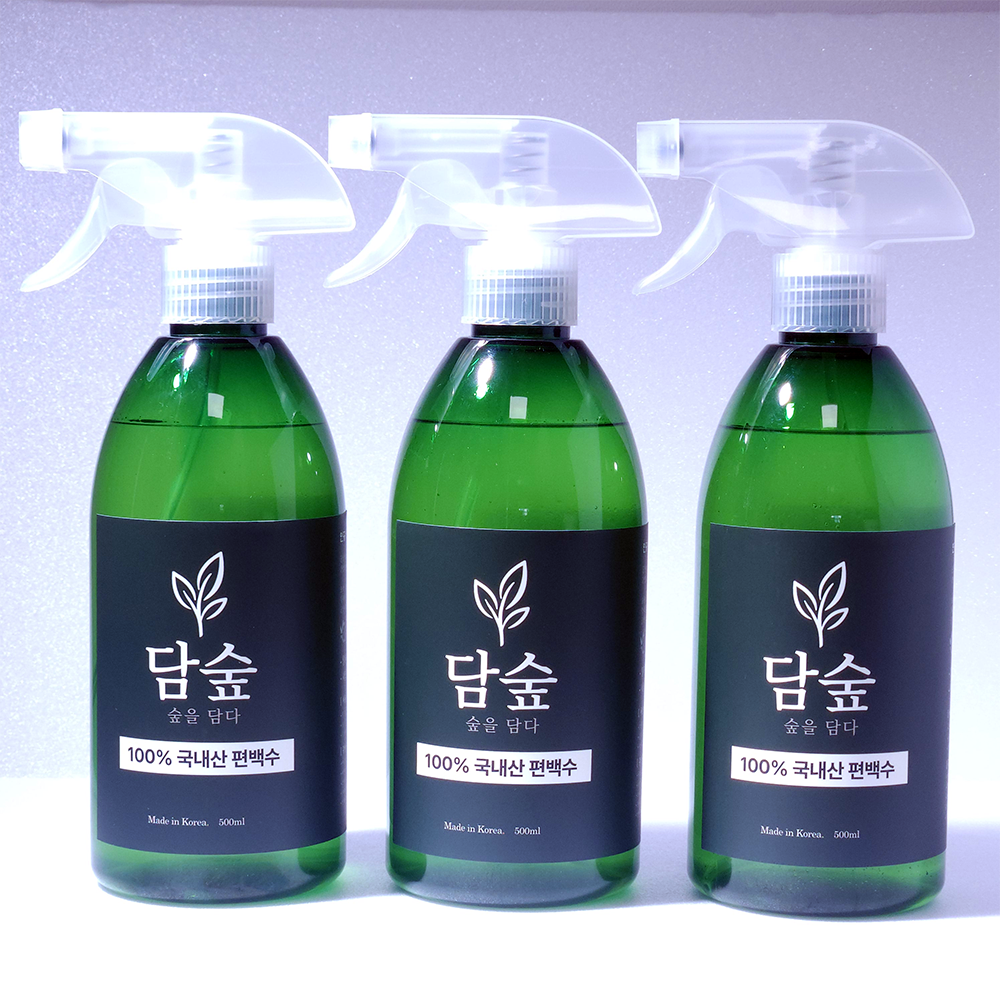 담숲 피톤치드 편백수 스프레이 탈취제 새집증후군 진드기 500ml, 2개