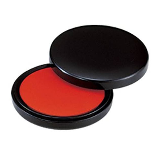 사치하타 스탬프형 인주 MG-60EC 적색 - 상품 이미지