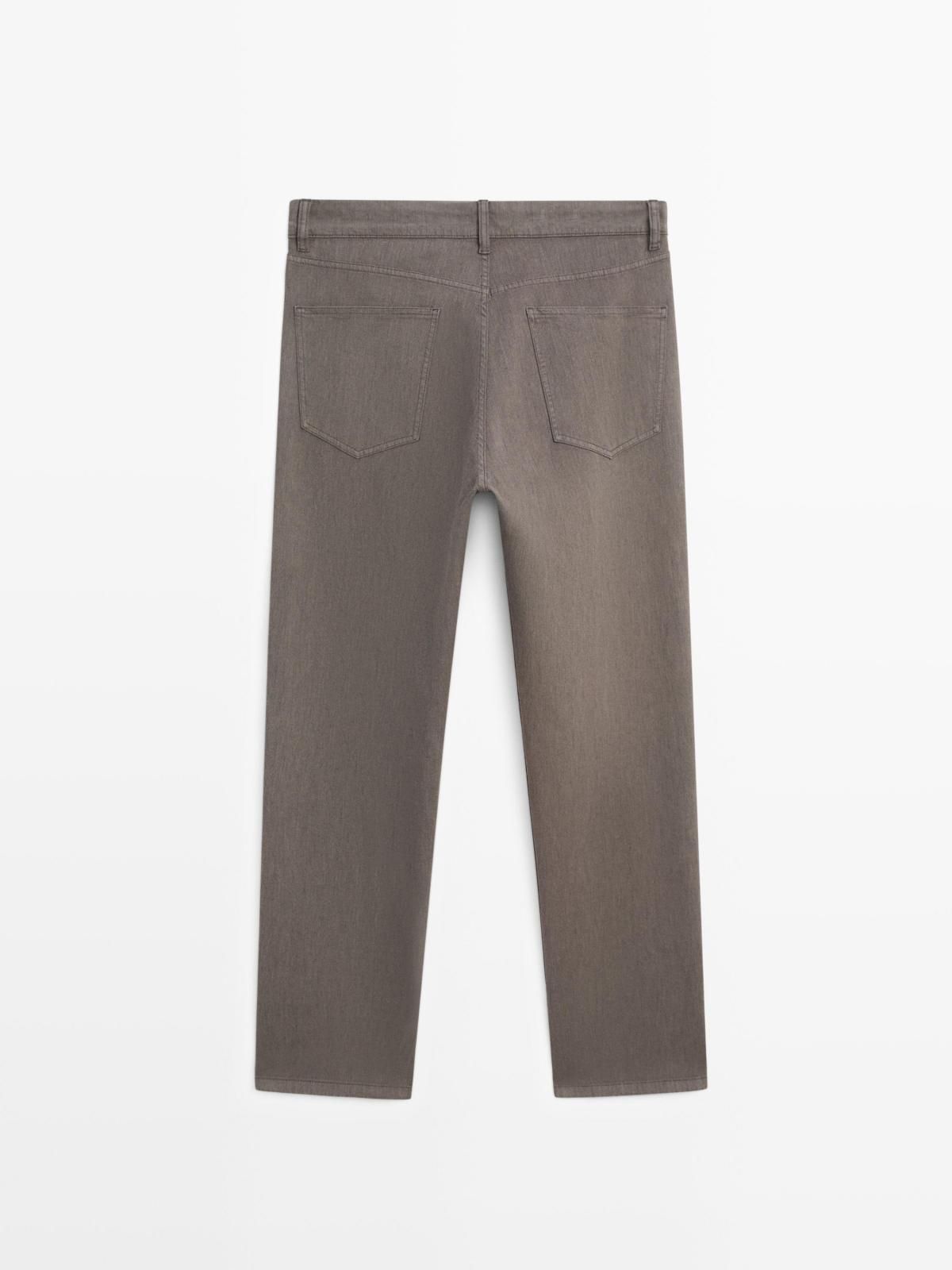 마시모두띠 테이퍼드핏 데님 청바지 0450/115 GREYISH GREEN - 상세 이미지 2