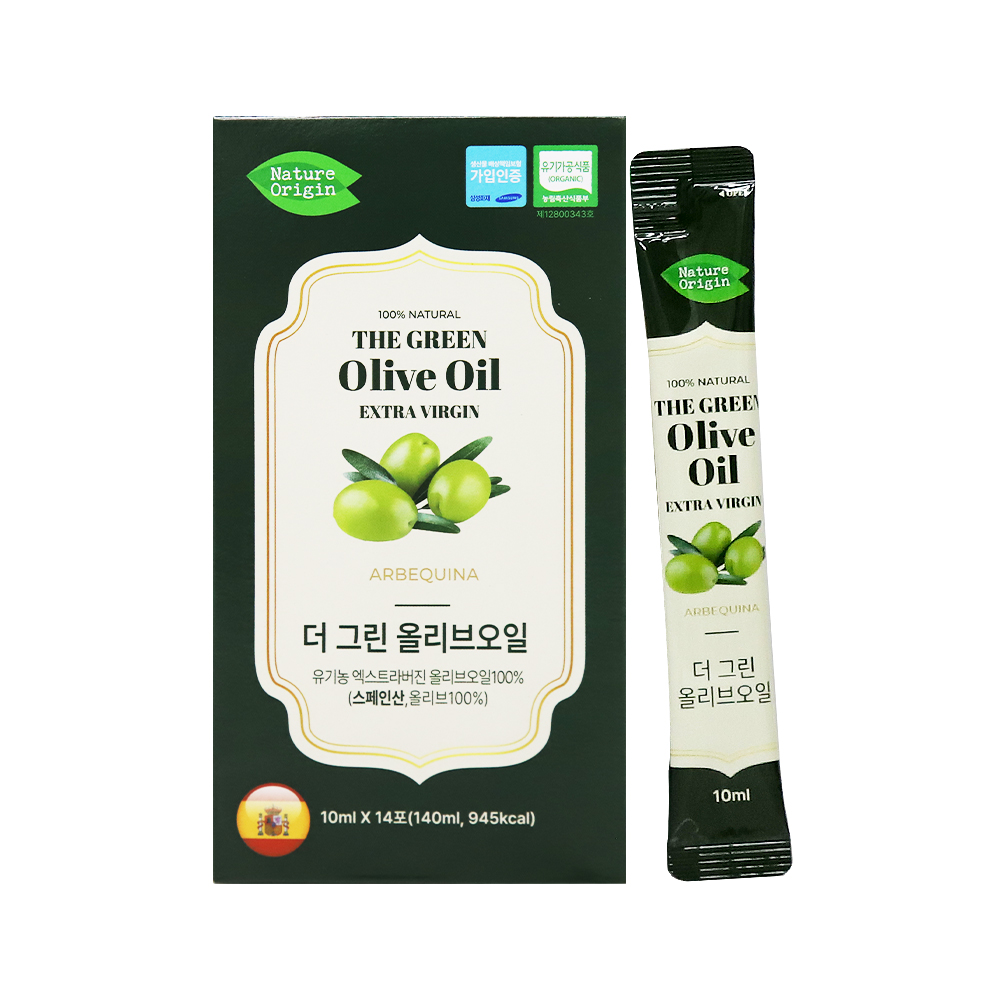 네이처 오리진 더 그린 올리브오일 14포, 2주분 - 메인 이미지