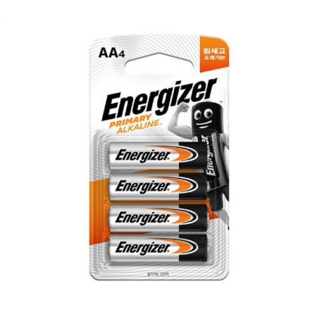 에너자이저 알카라인 건전지 AA4 4개 LR06