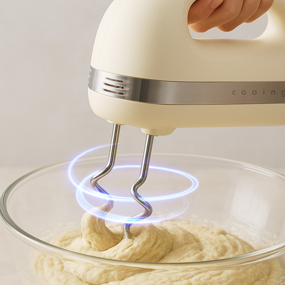 쿠잉 핸드믹서 HM-T30CR 반죽기 거품기 휘핑기 가정용 제빵