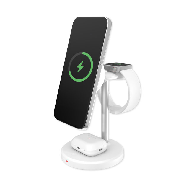 저온 충전 아이폰 맥세이프 충전기 거치대 애플워치 3in1 고속 무선 충전기 에어팟