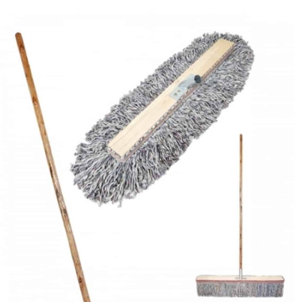 사무실대걸레 막대걸레 색사밀마포 75cm 목봉 120cm - 상품 이미지