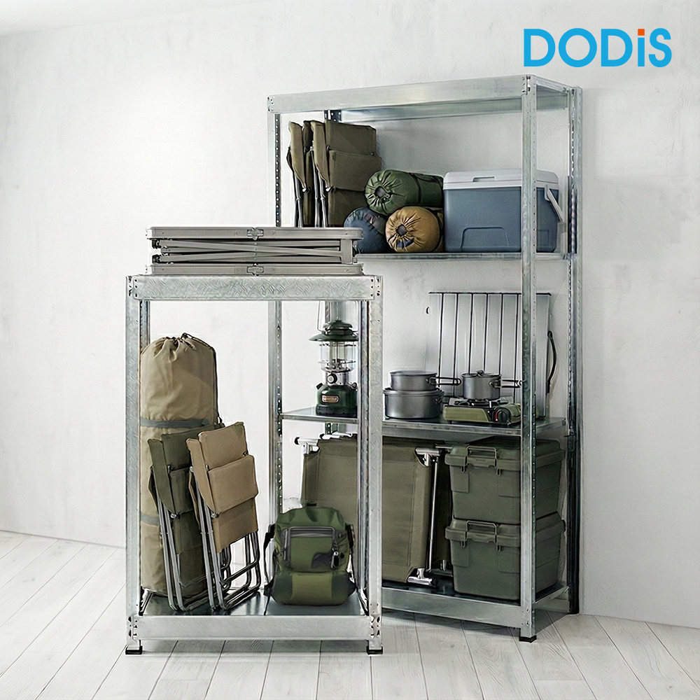 누들랙 실버 경량랙 철제선반 조립식 앵글 팝업스토어 캠핑용품 진열대 체육관 9004501200