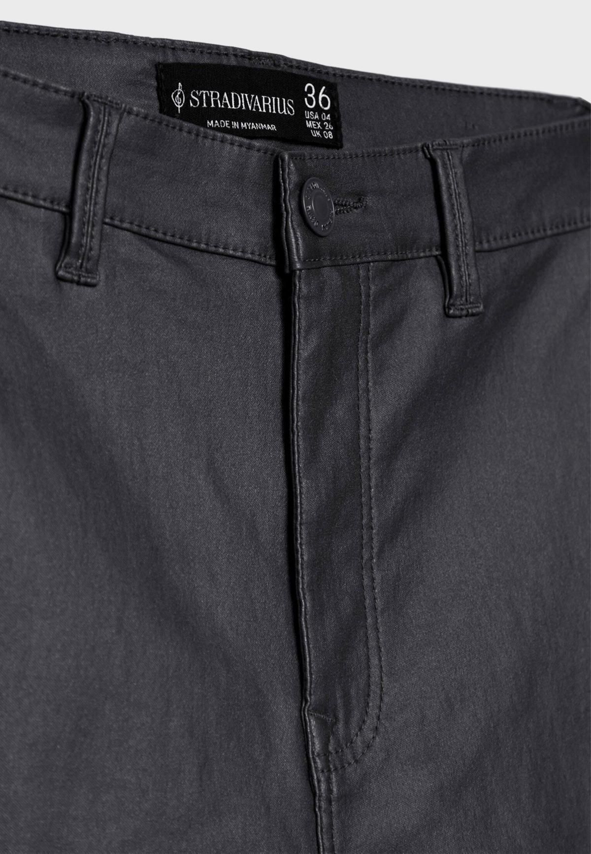 스트라디바리우스 테크니컬 코팅 스키니 팬츠 4510/723 BLACK - 상세 이미지 2