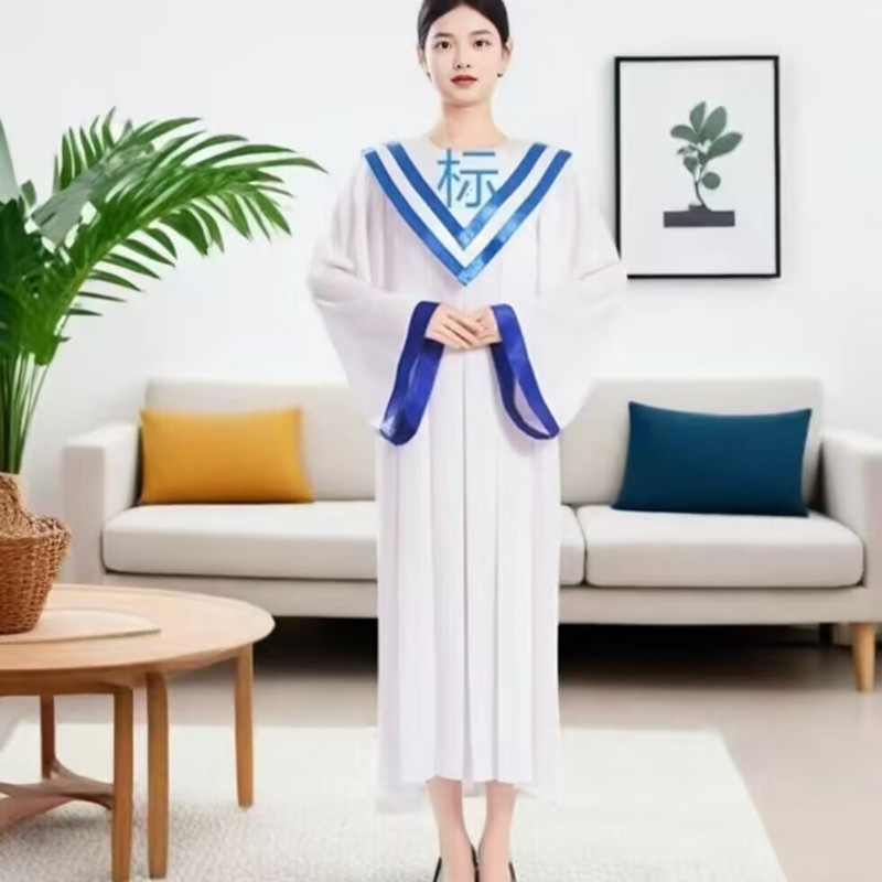 성가대 가운 헌금복 교회 성가대복 성가 찬양 기독교 천주교 유니폼 d2 레드 S - 상세 이미지 2