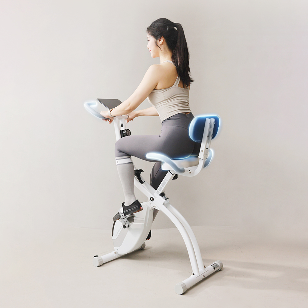 멜킨 폴민 실내 자전거 가정용 접이식 바이크 유산소 운동 기구 헬스 사이클 차콜블랙