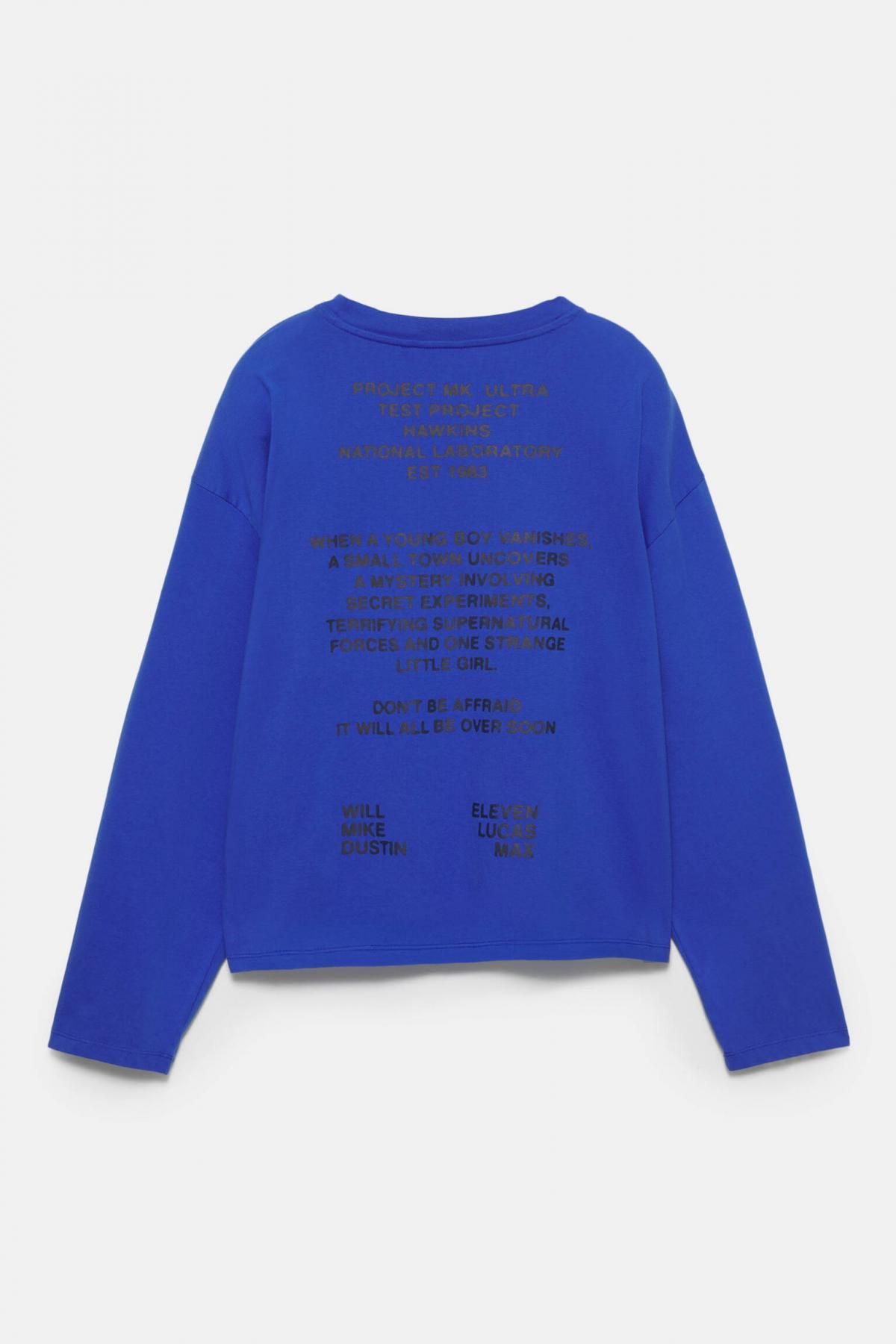 풀앤베어 기묘한 이야기 블루 긴소매 티셔츠 3230/330 FADED BLUE 이미지 8