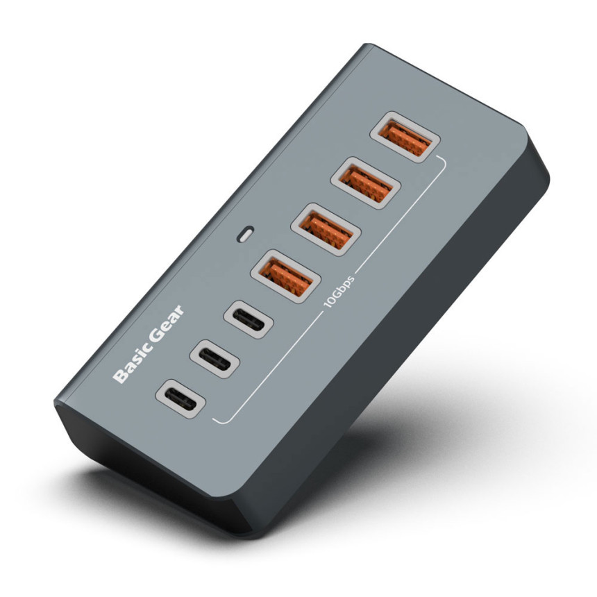 USB 3.2 C타입 7in1 버티컬 멀티 허브 사진 6
