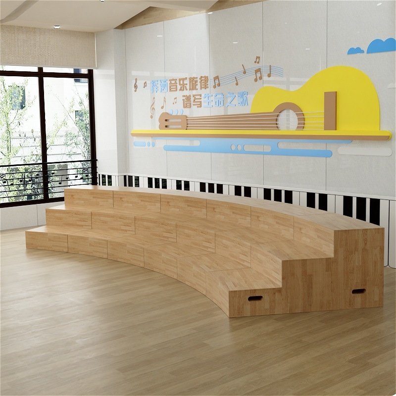 성가대단상 지휘용 연주회 보면대 홑겹 악보 교회 이동식 지휘자 연단 단상 - 상품 이미지