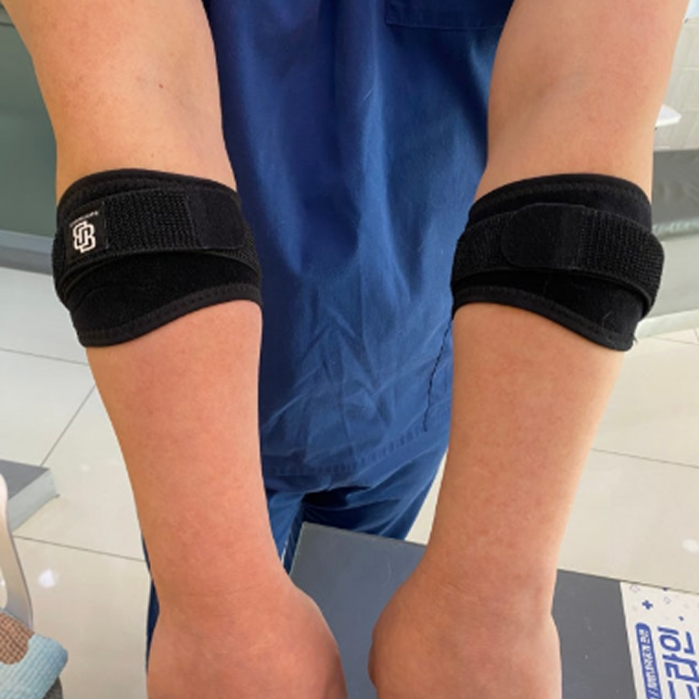 배드민턴 팔꿈치보호대 전완근 골프 테니스 엘보보호대 엘보우