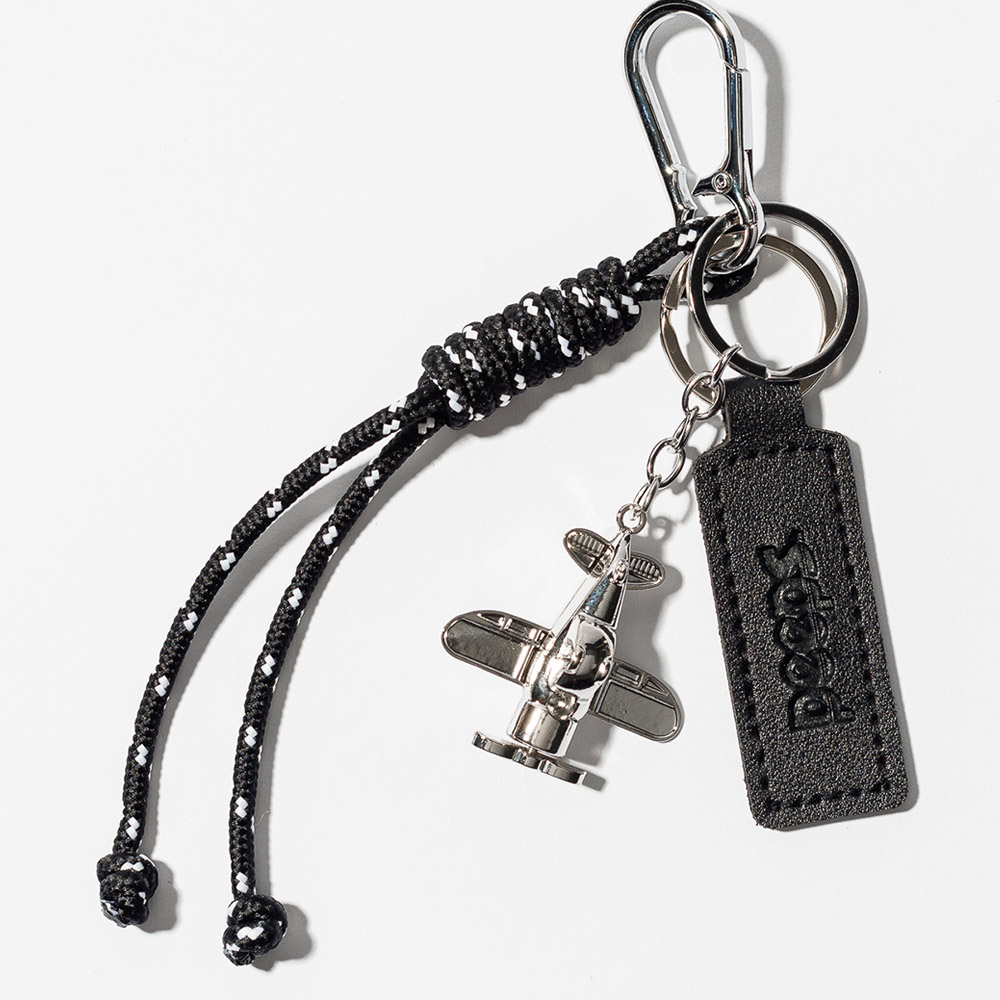 PEEPS Retro Plane Keyring(Silver) 가방 바지키링 - 상품 이미지