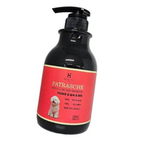 고양이세제 히스기야 파트라슈 저자극 천연강아지 샴푸500ML