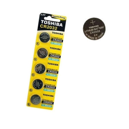 CR20323V 건전지 도시바 무수은 CR2032 3V 5개