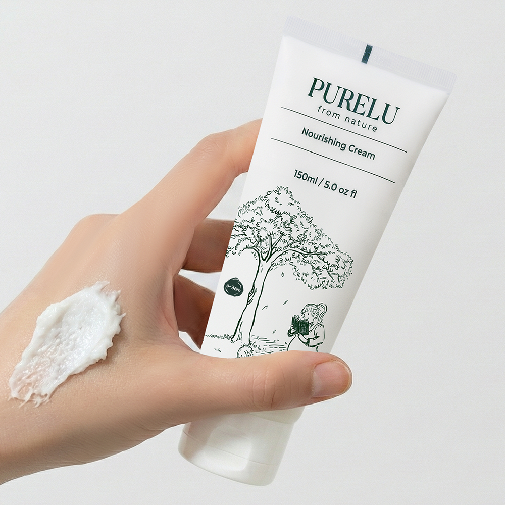 퓨어루 고보습 아기 크림 비건 무향 유아 베이비 신생아 보습 아토 침독 150ml, 1개 - 메인 이미지