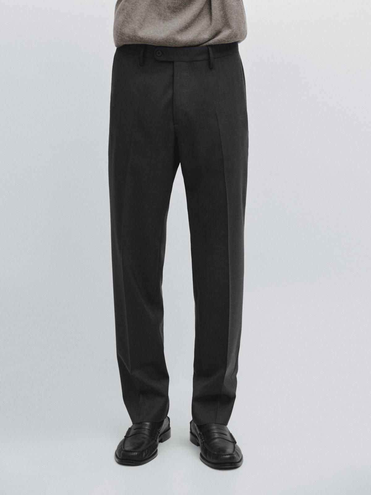 마시모두띠 프리미엄 울 클래식 정장 팬츠 3642/541 CHARCOAL - 상품 이미지