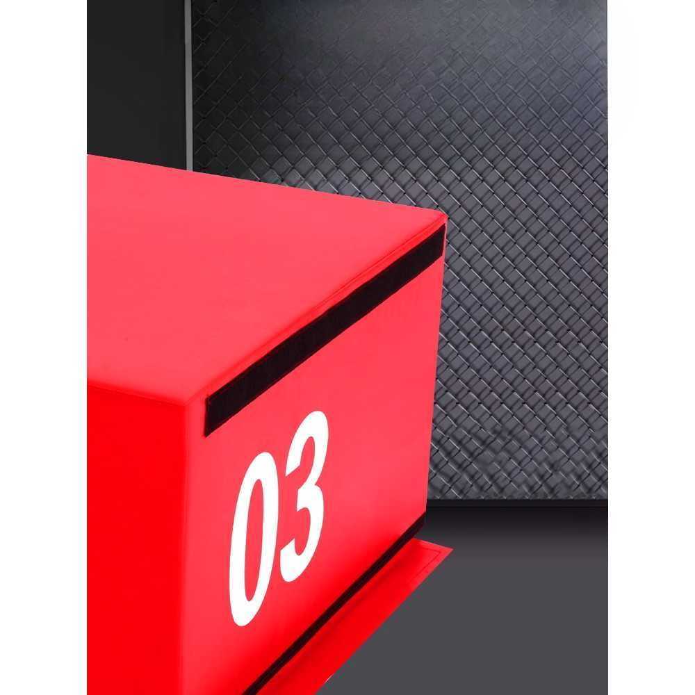 크로스핏 점프박스 운동 점프 훈련 plyo 점프 스텝 25kg 옐로우블랙 - 상세 이미지 4