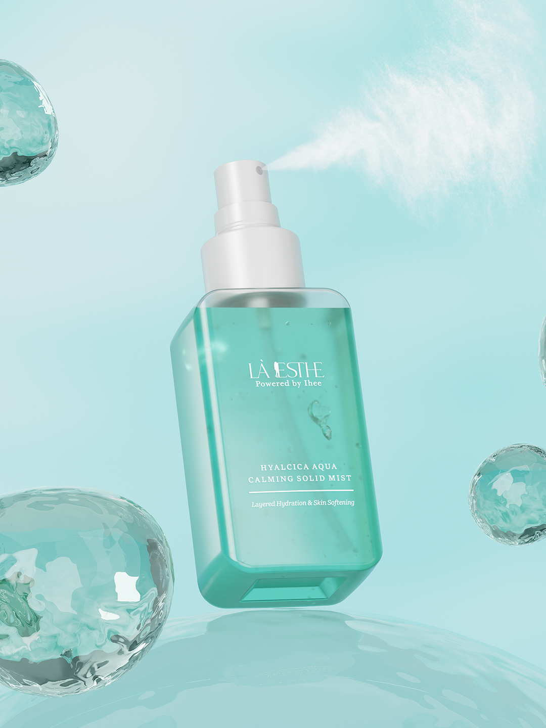라에스테 히알시카 아쿠아 카밍 솔리드 미스트 100ml - 상세 이미지 3
