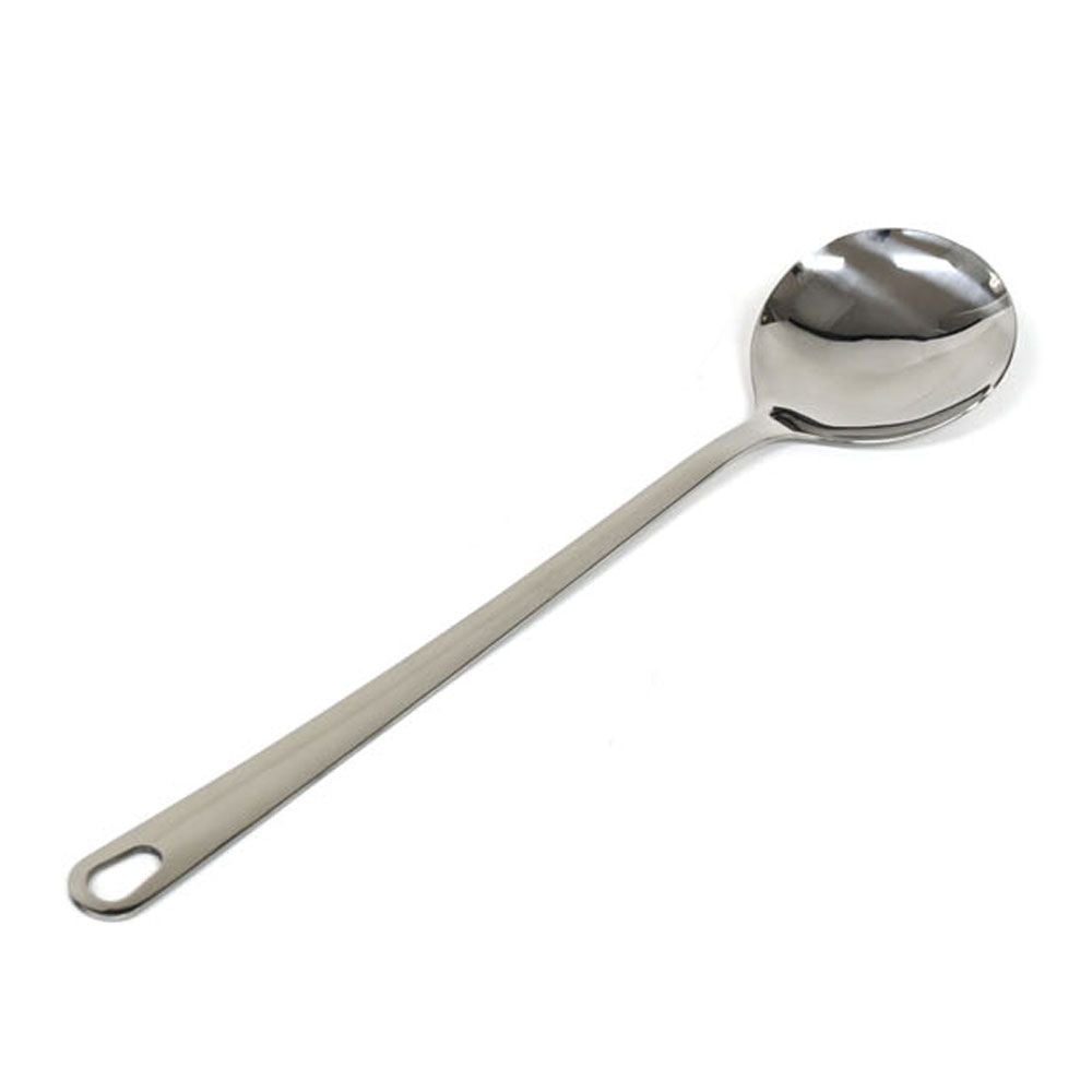 스텐 뷔페 서빙스푼 급식 배식 대형 스푼 36.7cm 18호 - 상품 이미지