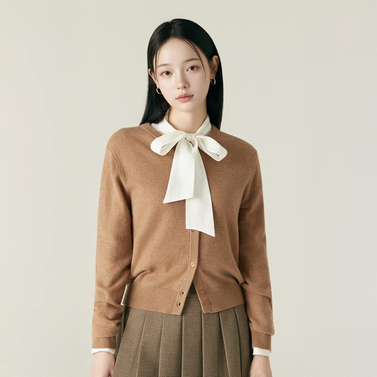 [N배송] 로엠 캐시미어 가디건 RMCKF4TR01 제품 이미지