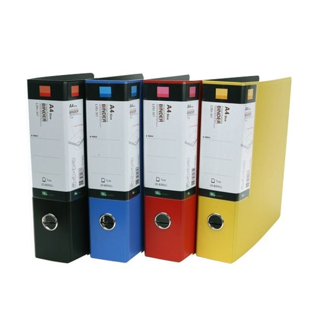 리멤버 투톤D링바인더 LPD-307(A4 두께 7cm 적색) - 상품 이미지