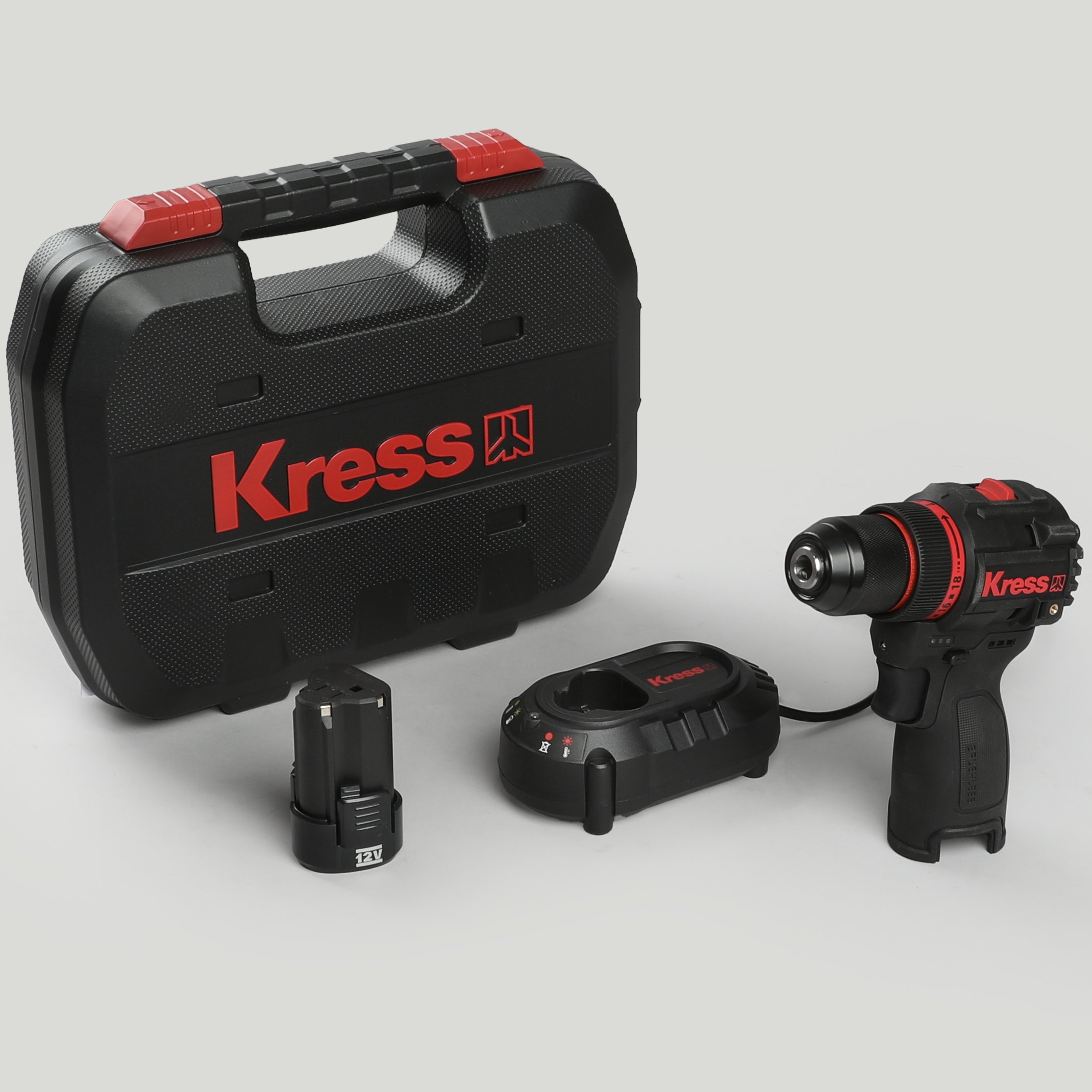 크레스 충전 드릴 드라이버 전동 12V 2.0Ah 배터리1개 BL KU204.1