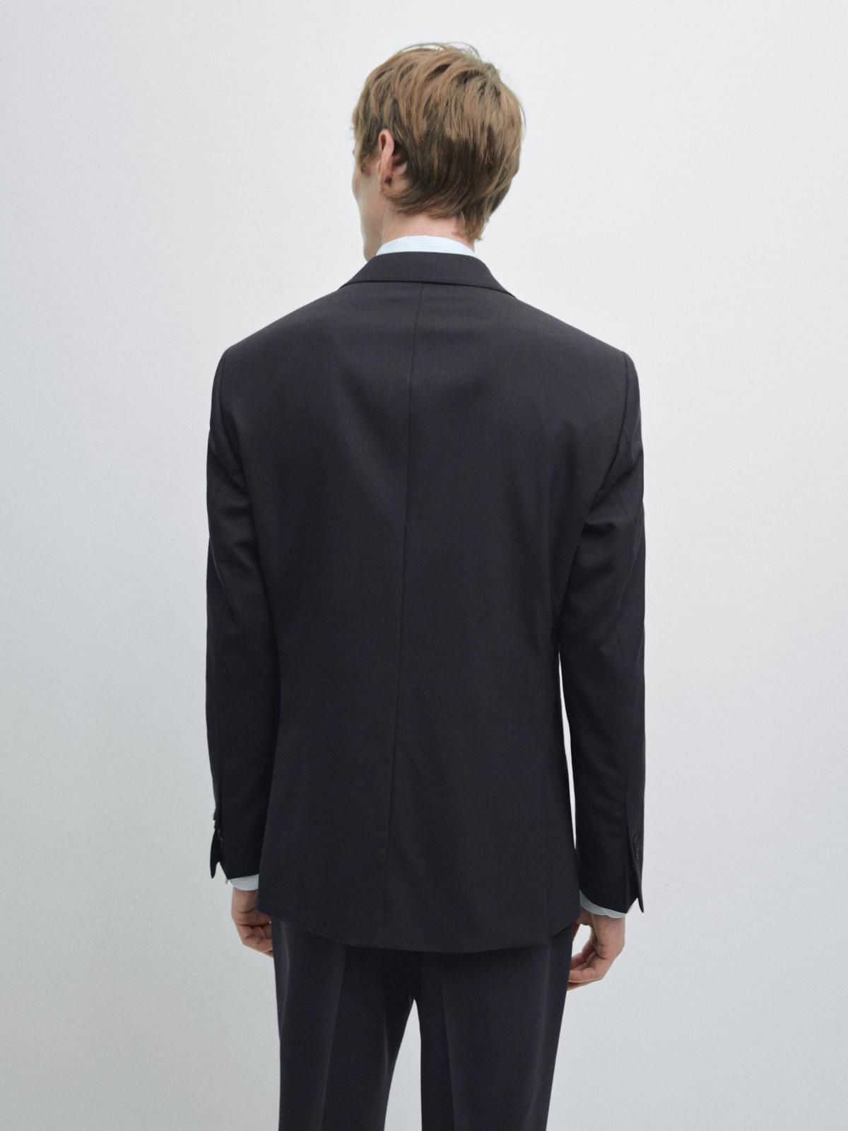 마시모두띠 울블렌드 남성 네이비 수트 블레이저 3624/524 NAVY BLUE - 상세 이미지 4