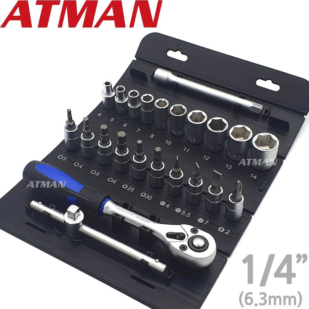 ATMAN 아트만 소켓비트 세트(23pcs) AT-1423 - 메인 이미지
