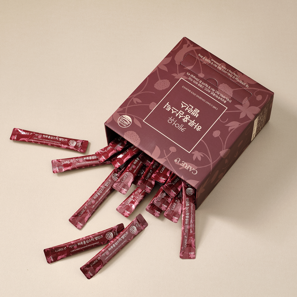 케어유 6년근 홍삼 스틱 진액 진세노사이드 100포, 1개 이미지 4