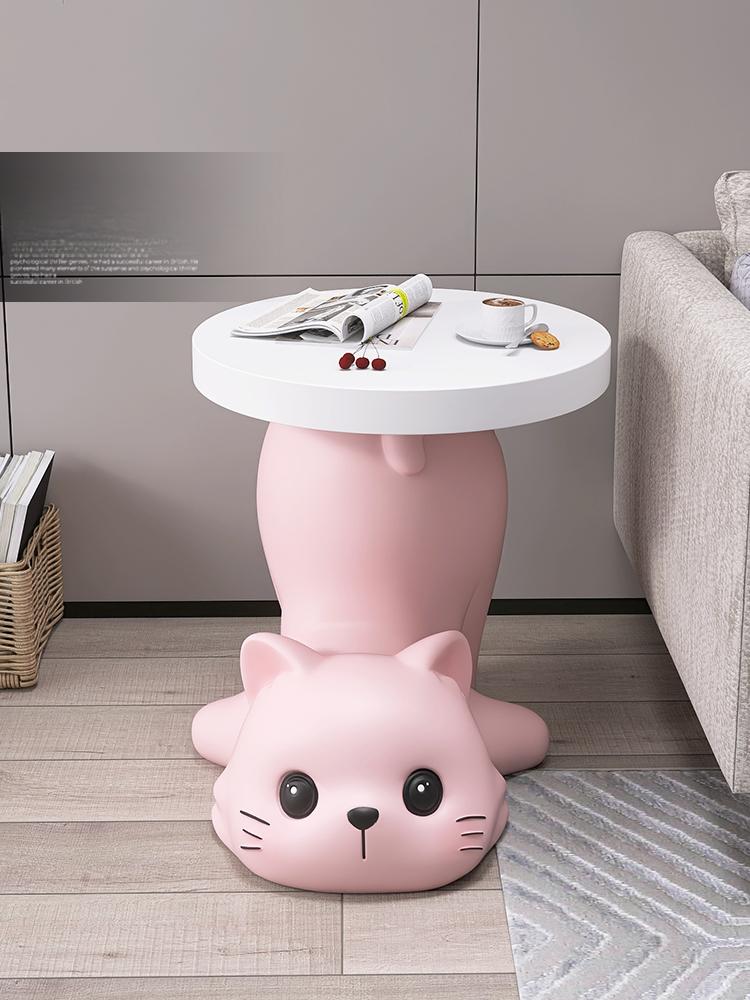 고양이 소파 옆 장식품 거실 인테리어 집들이 선물  힙업 캣 베이지 - 상세 이미지 4